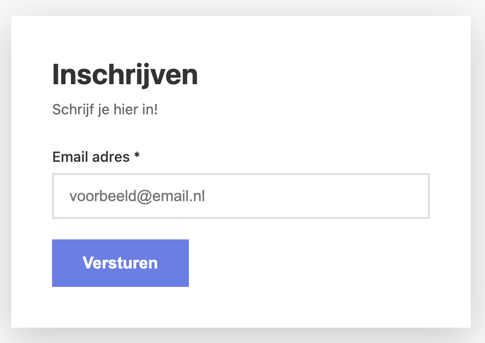 Annonieme Mass-Email