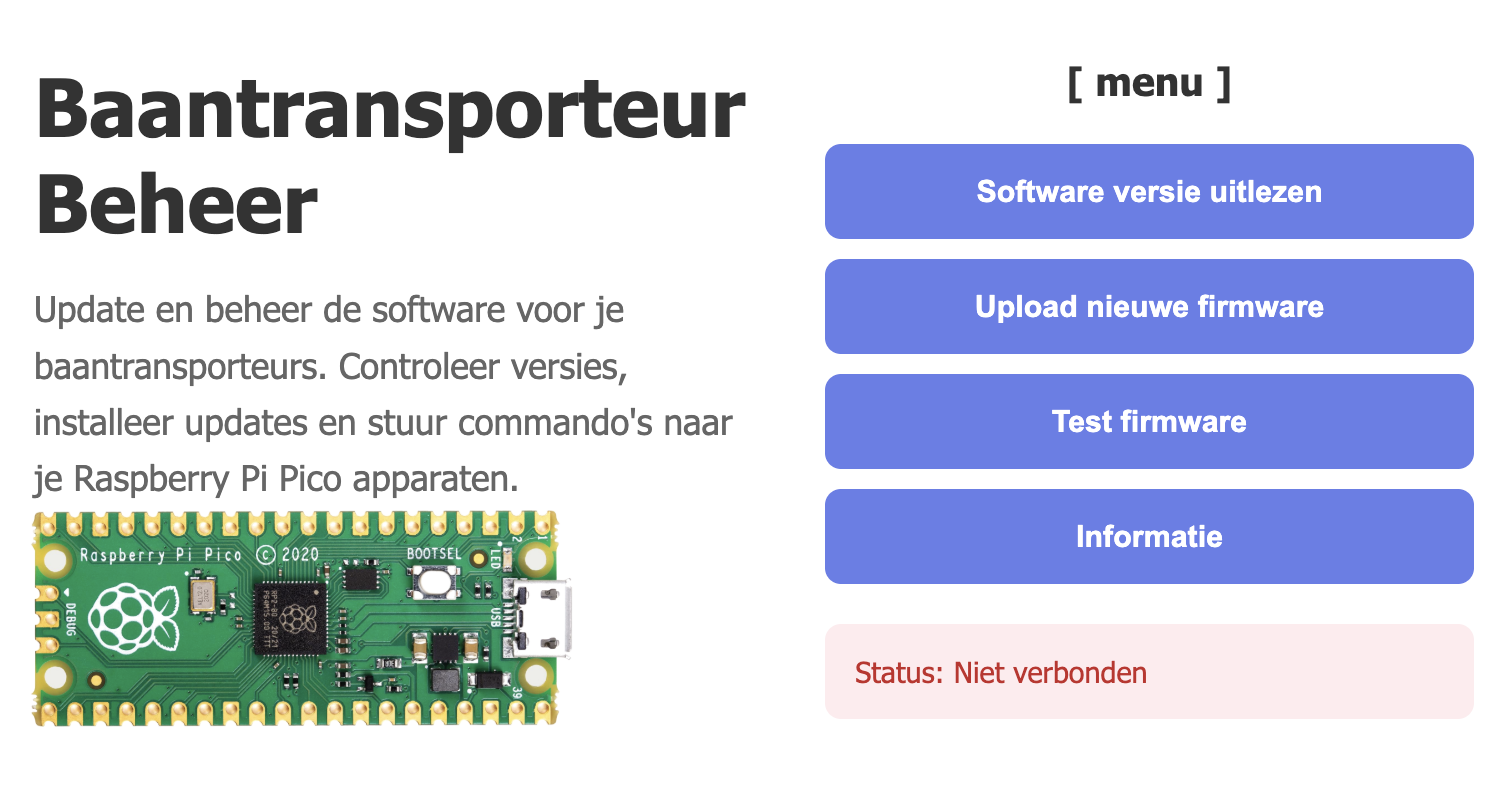 Baantransporteur updater
